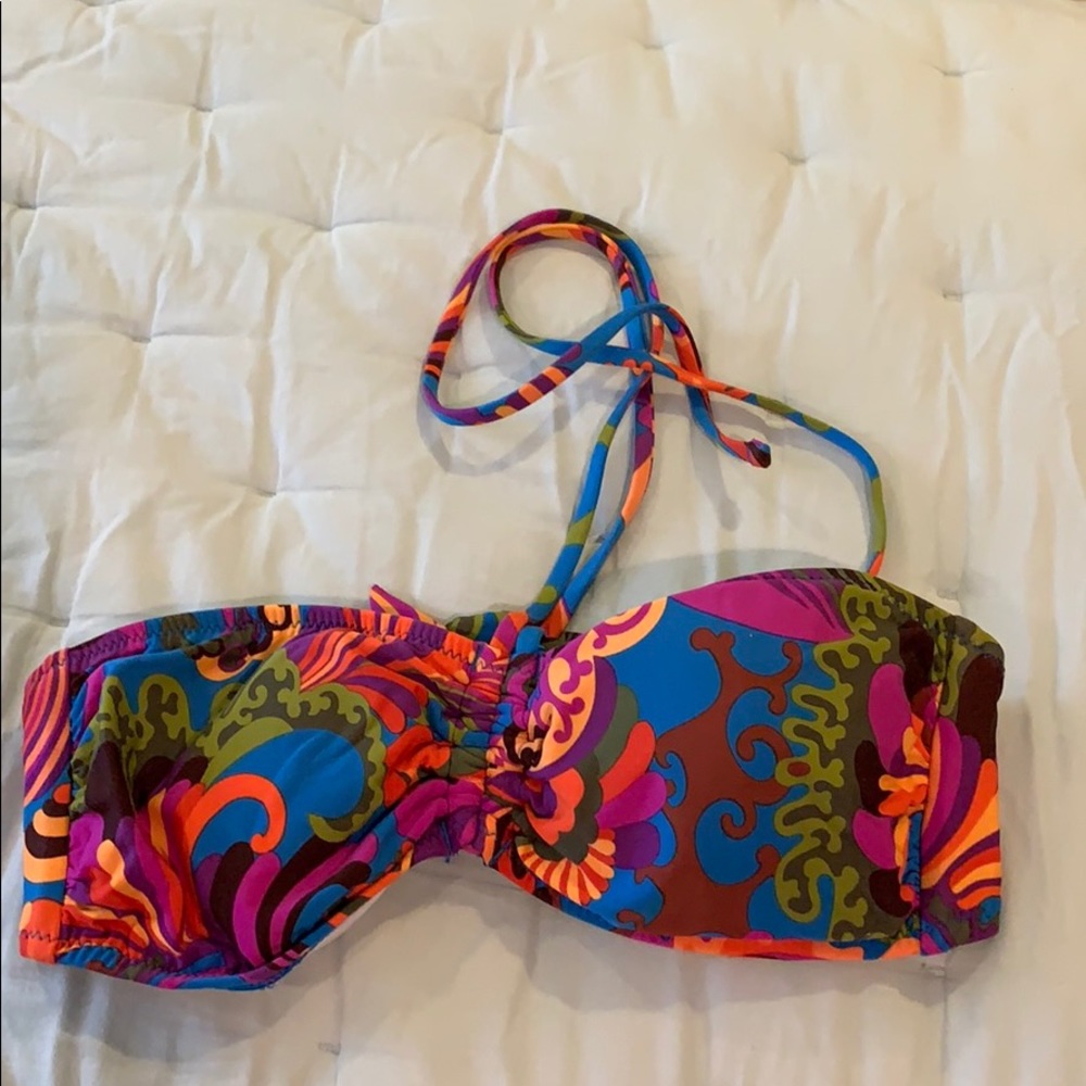 Trina Turk bandeau swim top size medium